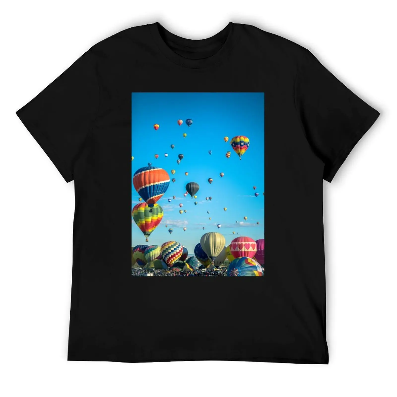 

Albuquerque Balloon Fiesta Liftoff T-Shirt t shirts for man slim fit anime t shirts for man T-Shirt