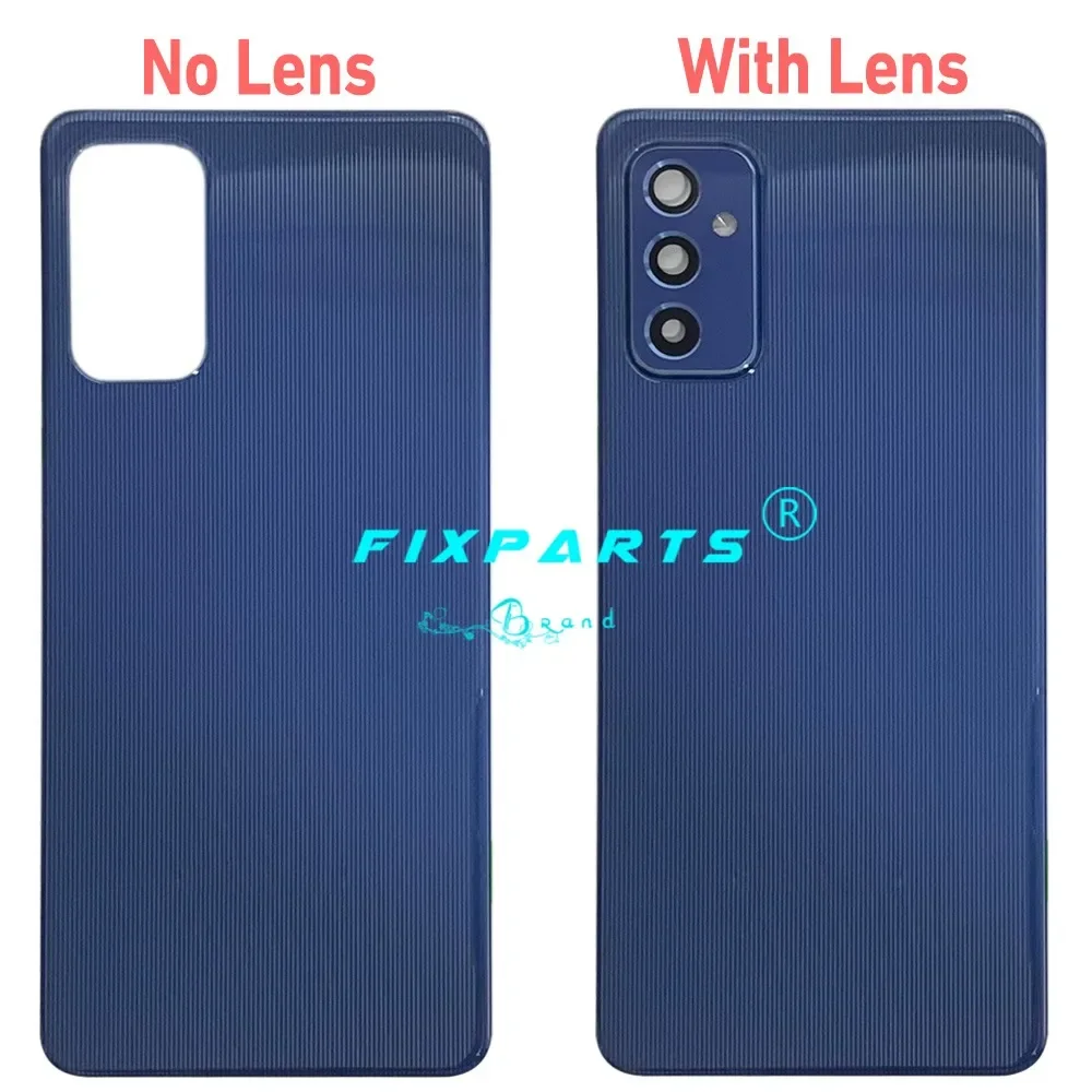 Back Glass Cover With Lens For Samsung Galaxy M52 5G Battery Cover Rear Door Housing Case SM-M526B M526 Back Cover With Logo