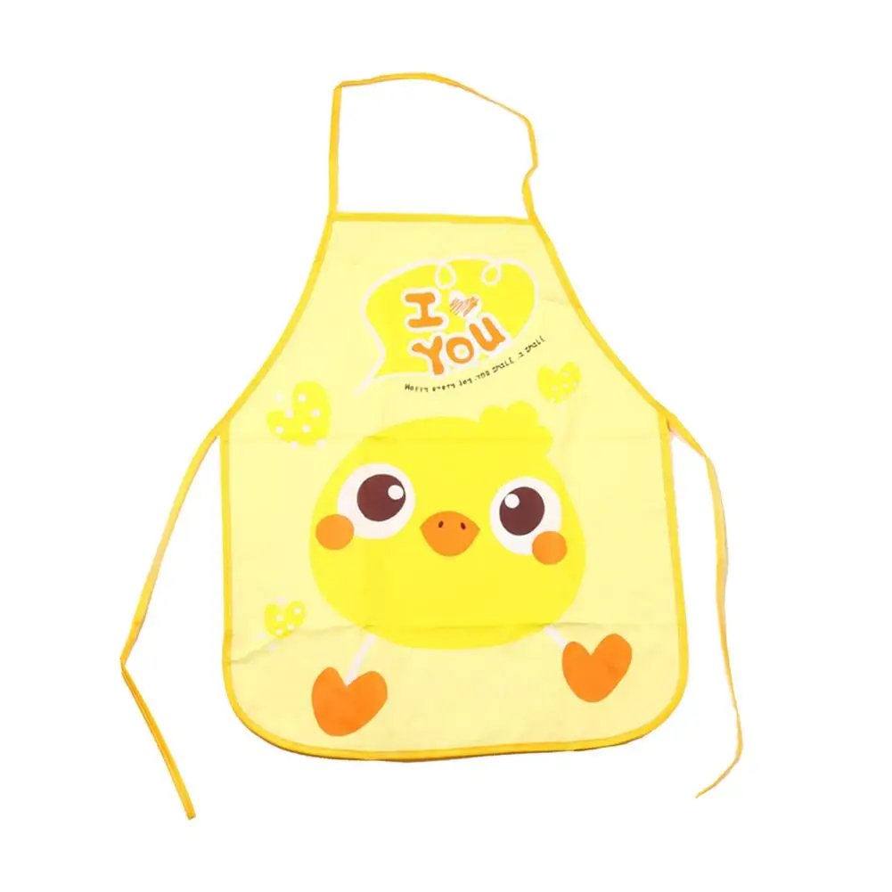 Children Waterproof Long Sleeve Art Smock Apron Cartoon Clothing Aprons Food Girls Boys Painting Bibs Kids Baby V4u9