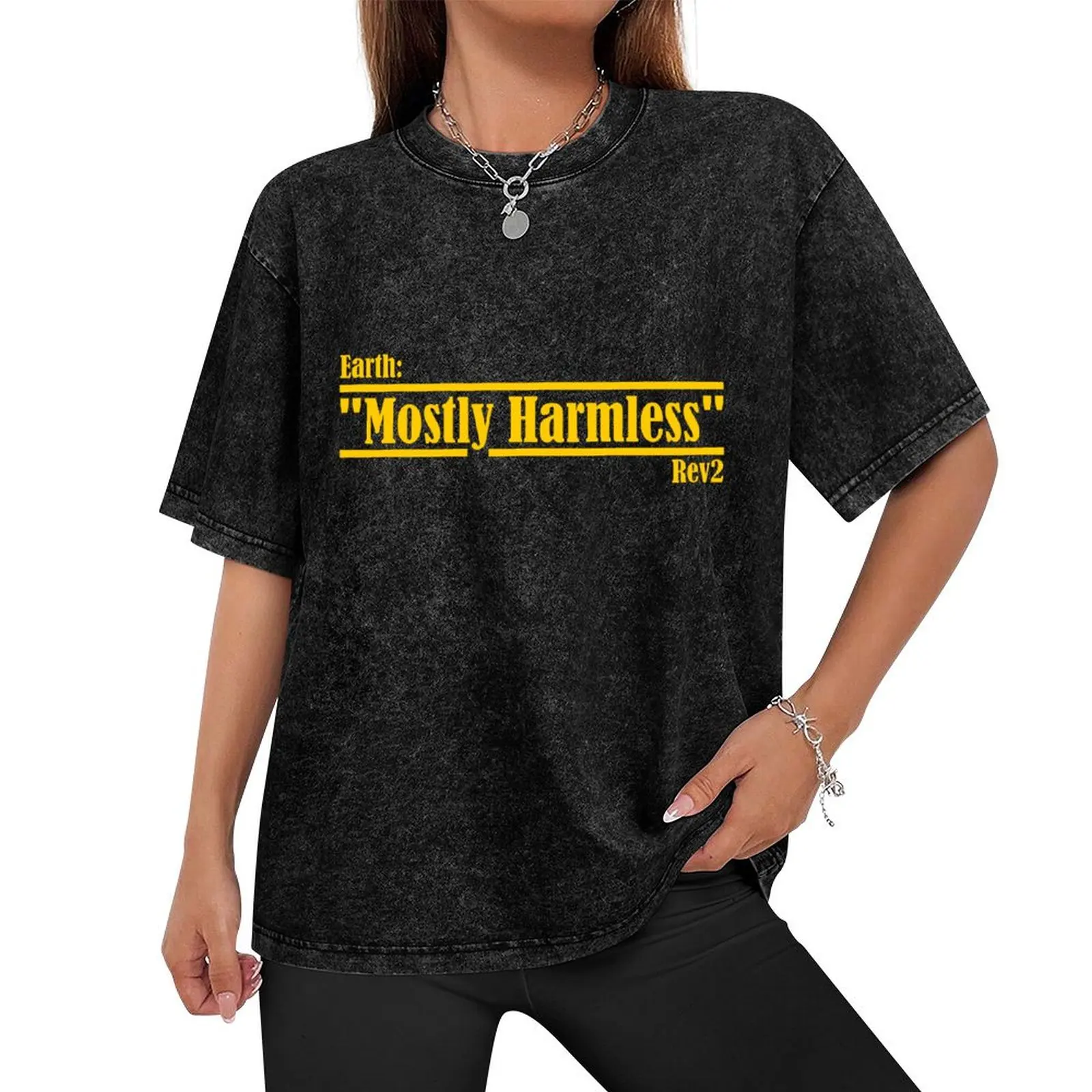 Mostly Harmless T-Shirt oversized t shirt customs design your own blanks shirts men