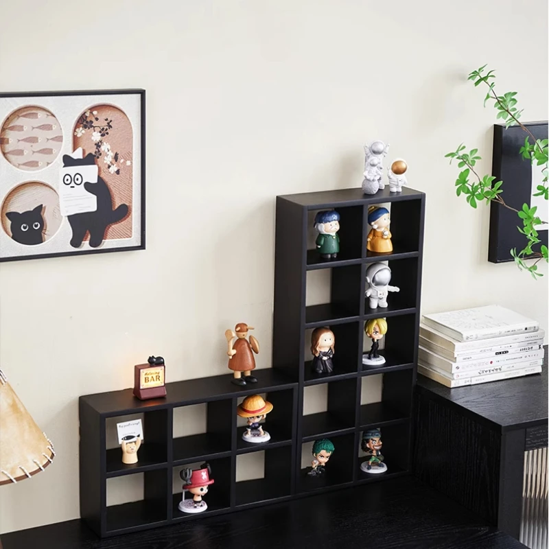 

Solid Wood Wall-Mounted Organizer Shelf Multi-Tier Storage Rack for Office/Living Room Space-Saving Cup & Collectible Display