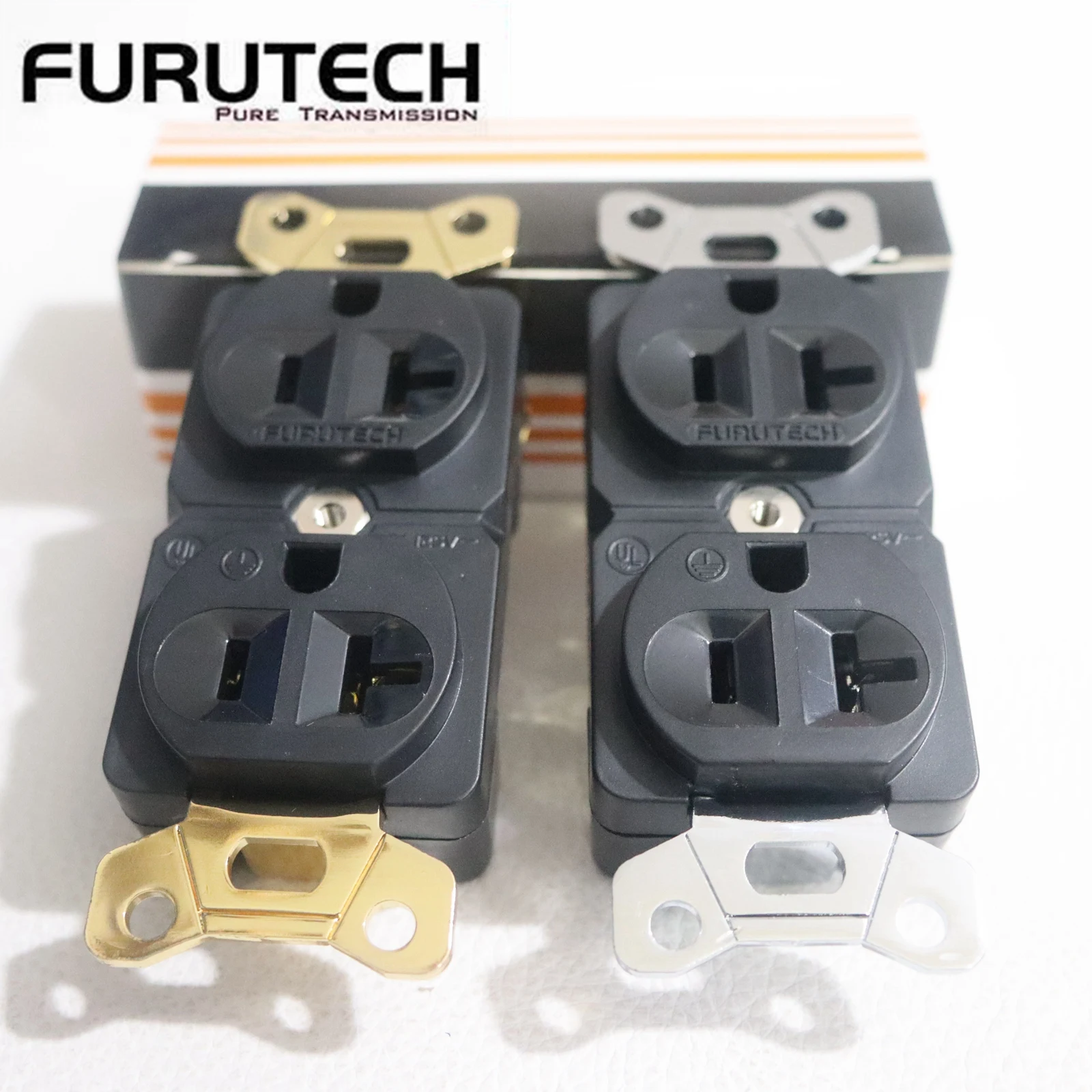 

FURUTECH Hi-Performance Hi-Power US power socket 20A 125V Duplex Receptacles Audiophile audio power Wall Outlets filter socket
