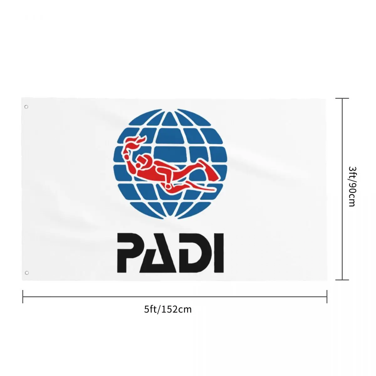 Scuba Driver Padi Summe Outdoor Banner Warmth Decoration Nautical flag Camp Flag Camping Background Cloth Cheering flag Parade