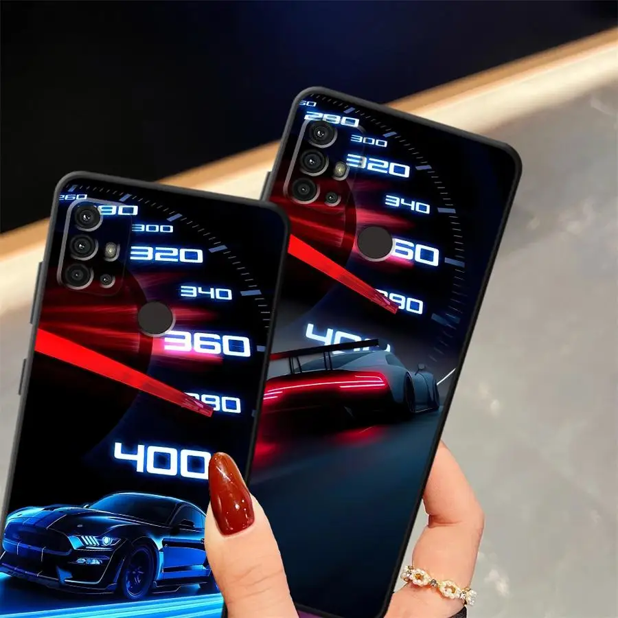 Case for Motorola Moto Edge 20 Pro 30 Lite G32 G60s G22 Edge40 G53 G30 G71 G50 G51 G73 G52 Phone Cover Cool Car Speedometer view 5