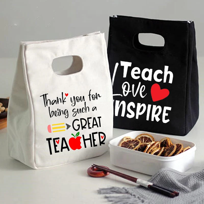 

Teaching You for Being Such A Great Teacher Cooler Bags Lunch Bag Portable Insulated Thermal Bag School Food Storage Pouch Gifts