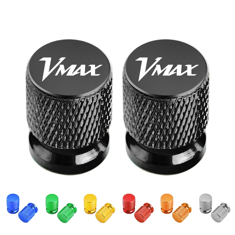 2PCS Motorcycle Accessories Wheel Tire Valve Stem Caps CNC Airtight Cover VMAX1200 VMAX1700 For YAMAHA VMAX V-MAX VMAX 1200 1700