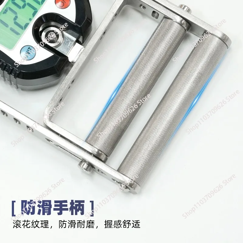 Stepless Adjustable Grip Strength Gauge 150kg Professional Grip Strength Test 304 Stainless Steel Frame Dynamometer