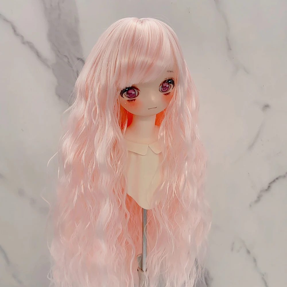 Puppenlocken-Perücke für Puppen 1/6 1/4 1/3 BJD Puppenhaar Lange Perücke Prinzessinnenhaar-Perücke – Detail 3