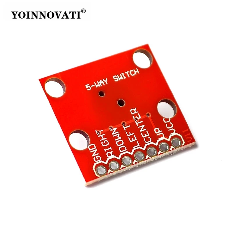 Tactile Switch Dev Breakout Controller Module Converter Adapter Control Board for Arduino Pull Up Resistor 5 Channel 5 Way