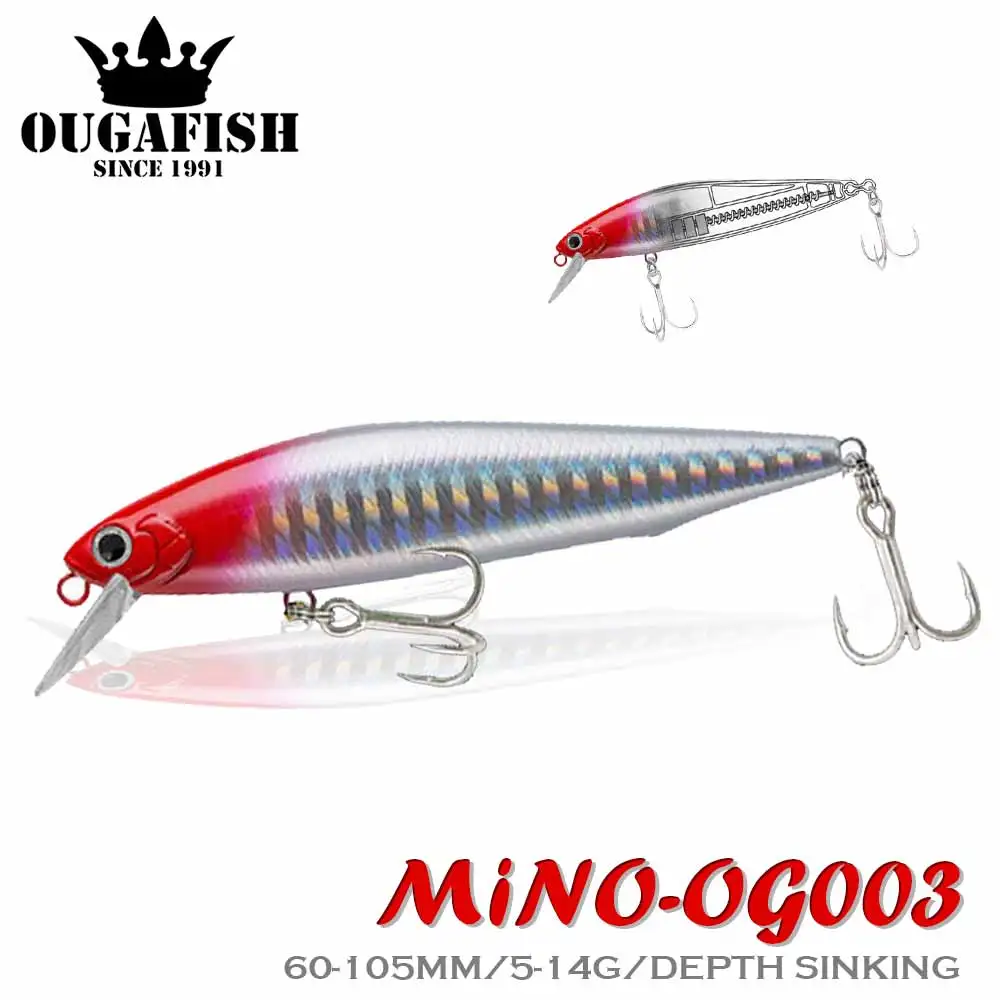 Sinking Minnow Fishing Lure 60-105mm 5-14g Isca Artificial Full Water Accesorios De Pesca Carp Far-casting Magnet System Tackle