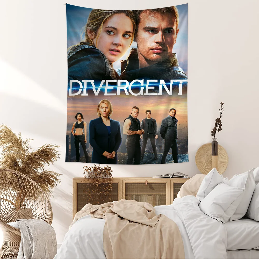 D-Divergent Movie Classic Printed Large Wall Tapestry Wall Hanging Decoration Household Decor Blanket