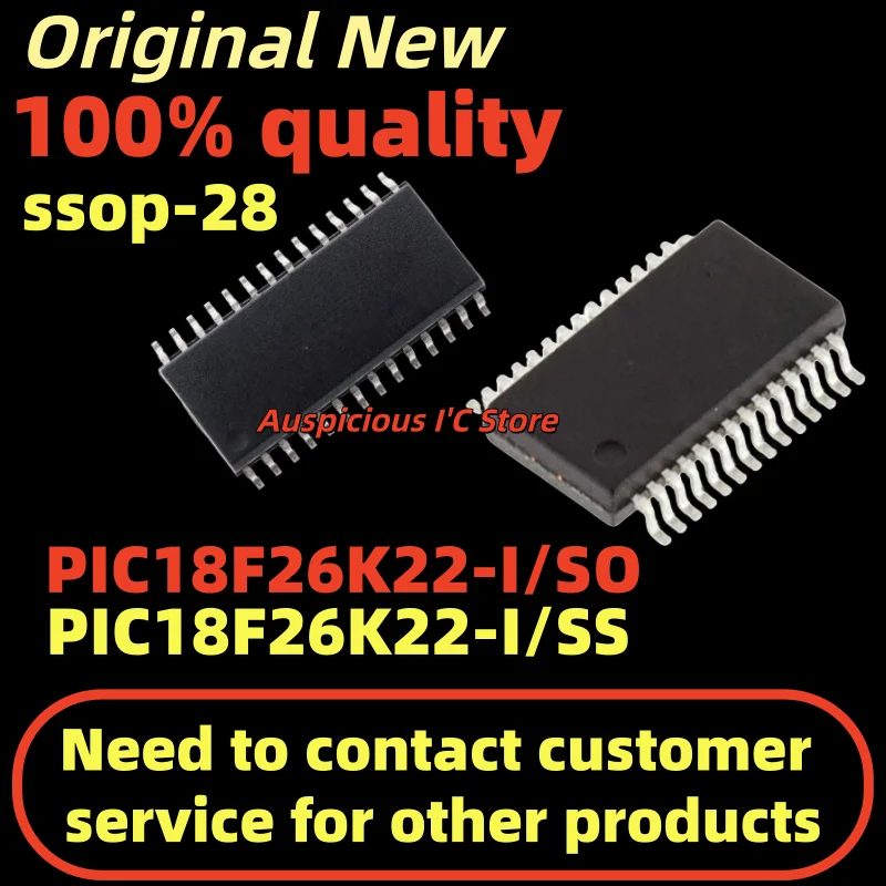 

(10pcs)PIC18F26K22 PIC18F26K22-I/SS PIC18F26K22-I/SO ssop-28