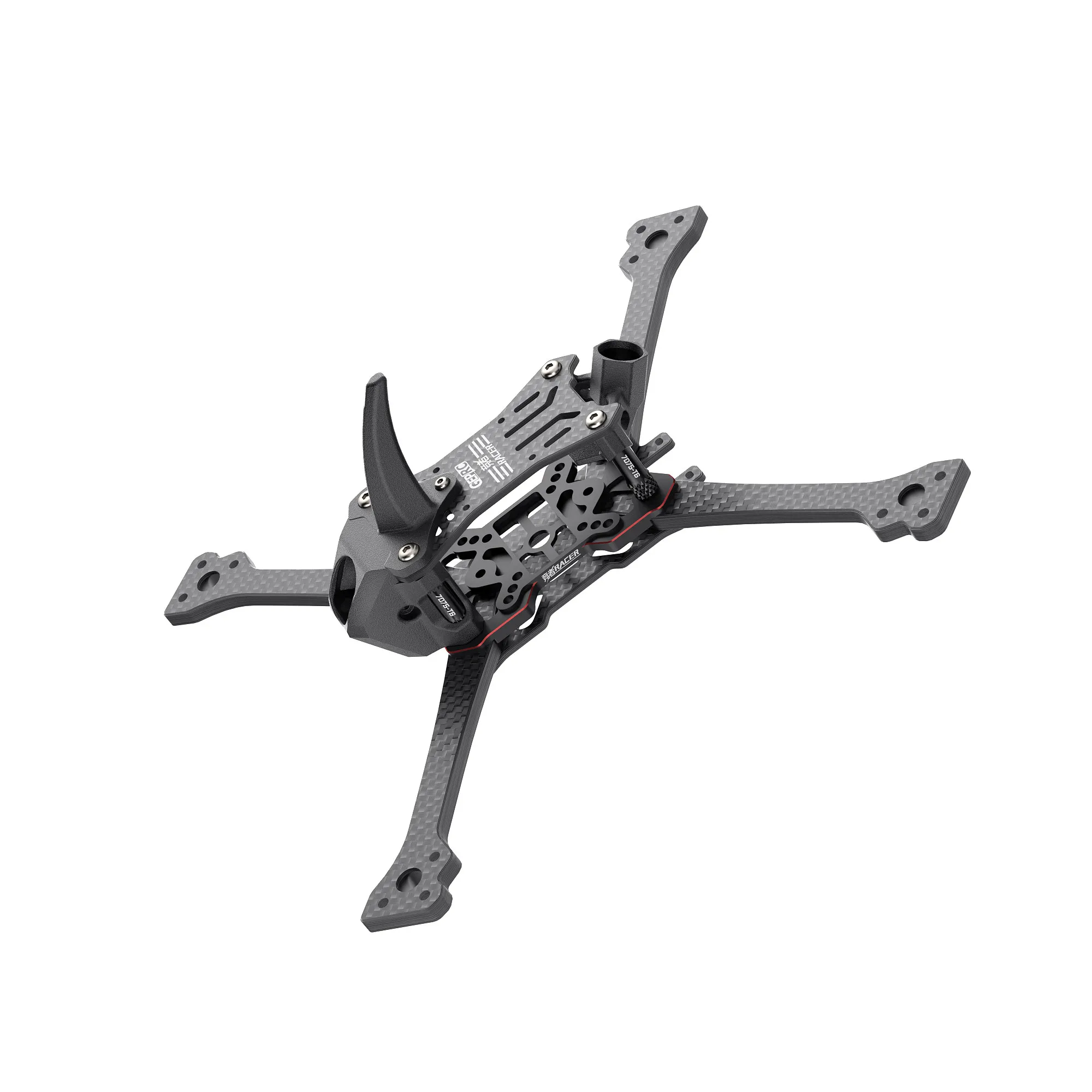 GEPRC Racer 5 Inch Racing Frame – FPV Drone Kit with HDZero VTX Support (7075 Aluminum, Carbon Fiber)