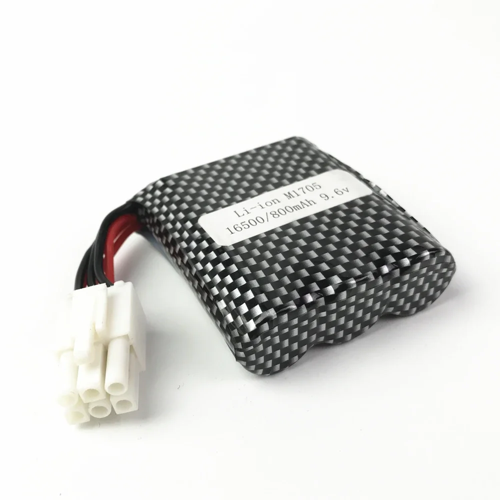 New Version Original factory 9.6v 800mAh 15C EL-6P Li-ion Battery 9115 S911 912 9116 9120 RC Monster Truck EL6P Parts