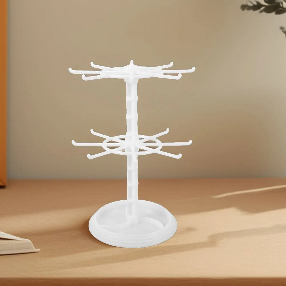 

3 Pcs Keychain Hanger Bracelet Holder Stand Jewelry Hanging Organizer Earrings Display Racks Plastic for Vendors