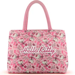 Hello Kitty Purses and Handbags Thicken Water Proof Oxford Cloth Printed Tote Bag Sanio Bags for Women Cute Cartoon Storage Bag