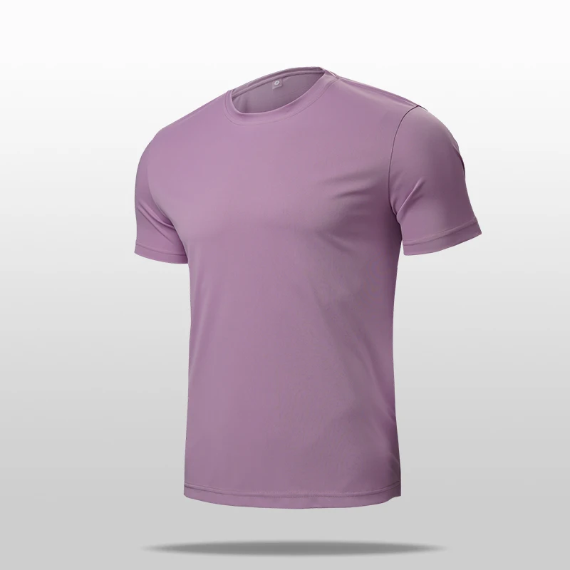 Heren/Dames Snelle Droge Gym Met Korte Mouwen En Vocht Met Ronde Hals T-Shirt Training Sport Shirt Tops Lichtgewicht