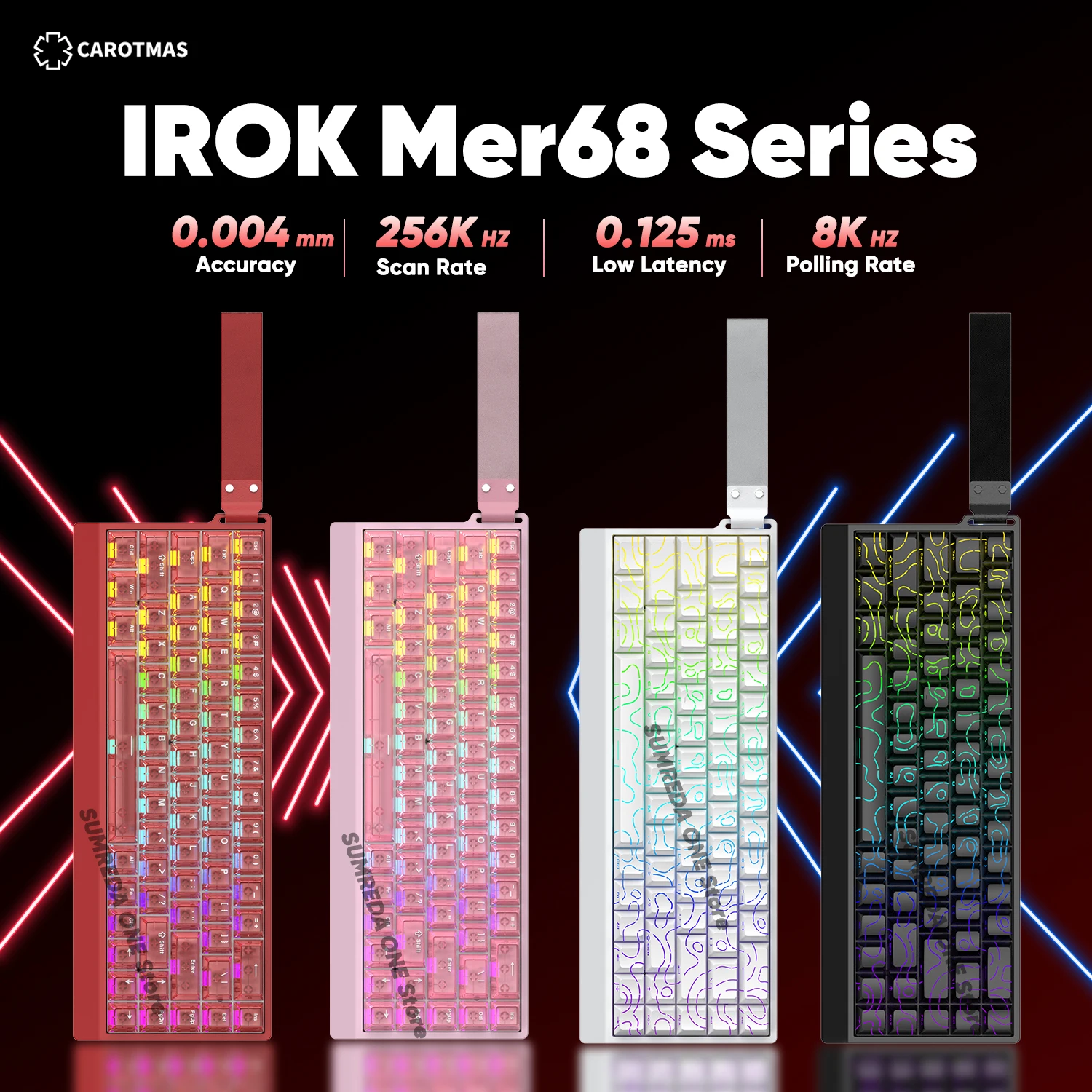 IROK Carotmas Mercury68 Max mars68 pro Mercury 68 Gaming Magnetic Mechanical Keyboard Rapid Trigge 0.001 8K Wired Gamer Keyboard