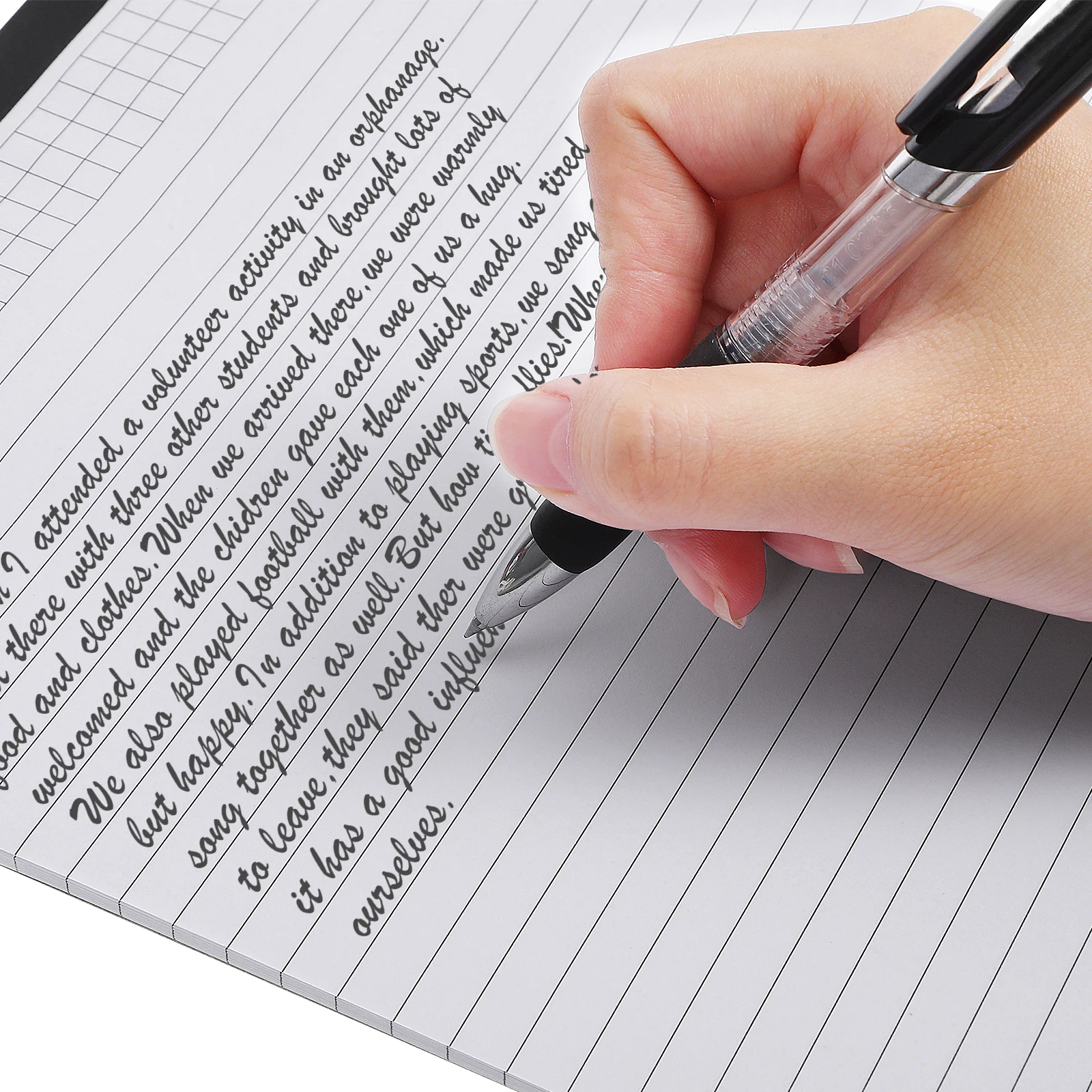 

5pcs A4 Notepad Tearable Sheets Memo Pad Meeting Notes Writing Paper Thickened Portable Notebook