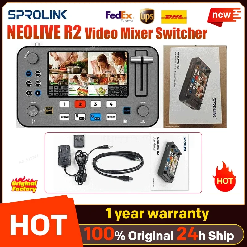 SPROLINK NEOLIVE R2 Video Mixer Switcher Multi-Cameras HDMI-compatible Video Capture Live Streaming vs LIVEPRO L2 PLUS