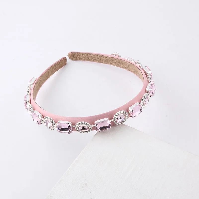 Vintage Luxury Fashion Rhinestone Colorful Beads Hairband Headband Ladies Beautiful Hair Accessories