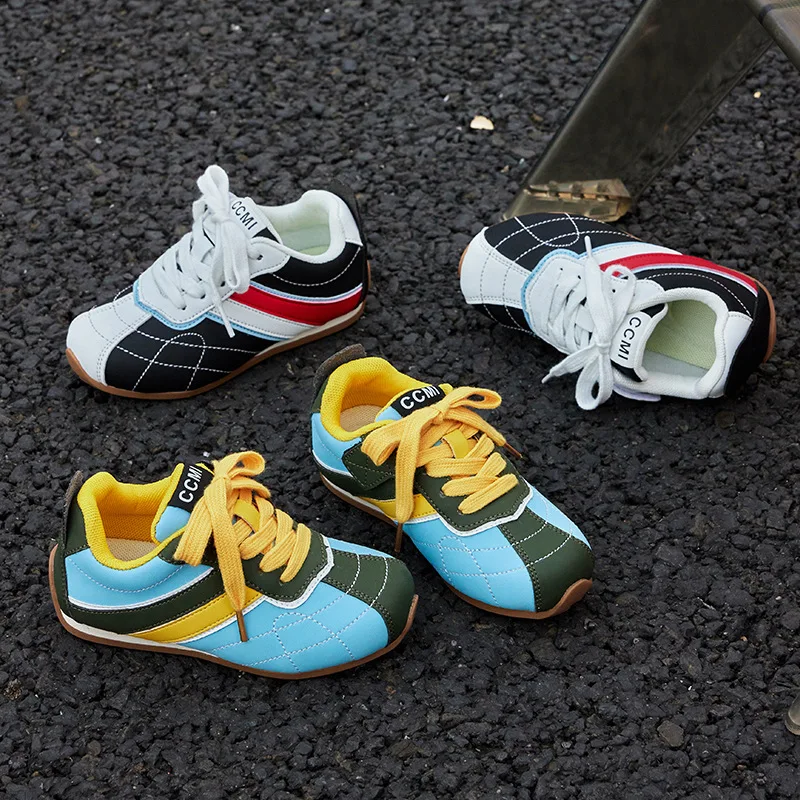 

Children's Colorful Casual Shoes 2026 Spring New Boys and Girls Soft Sole Breathable Low-Top Anti-Slip Sneakers Kids Sport Shoes