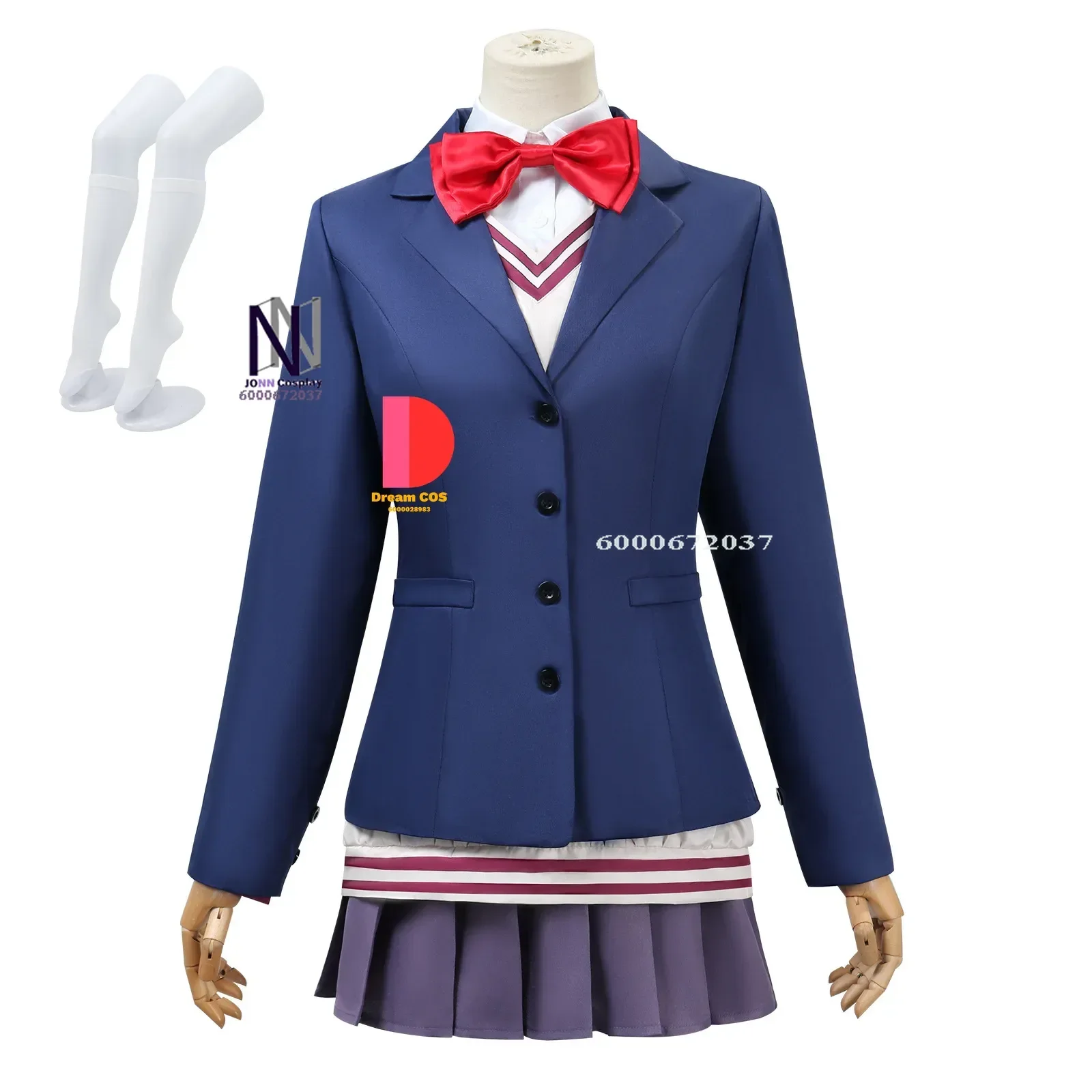 

Anime Dandadan Aira Shiratori Cosplay Costume Anime Disguise for Women School Uniform Dress Halloween Carnival Suit New Arrival