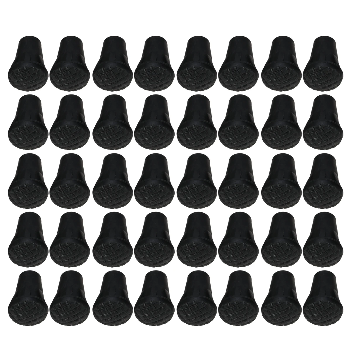 

40 Pcs Trekking Pole Cover Accessories Hiking Tip Protectors on Foot Stuff Travel