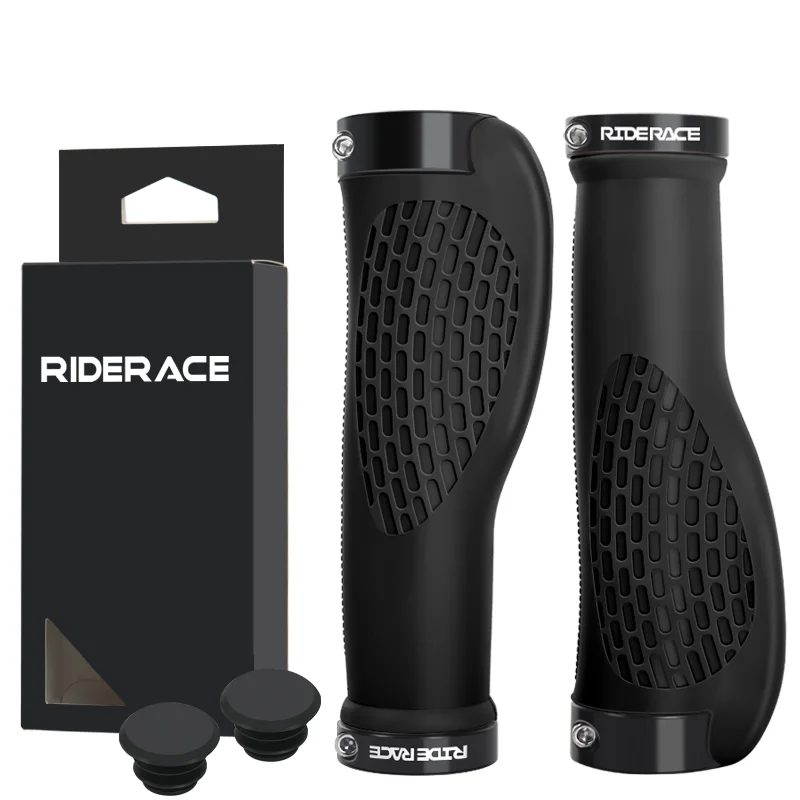 AliExpress riderace Riderace Bike Rubber Grips MTB Dual Lock Handle Bar Cover Anti-Slip Shockproof Cycling Soft Ergonomic Grips