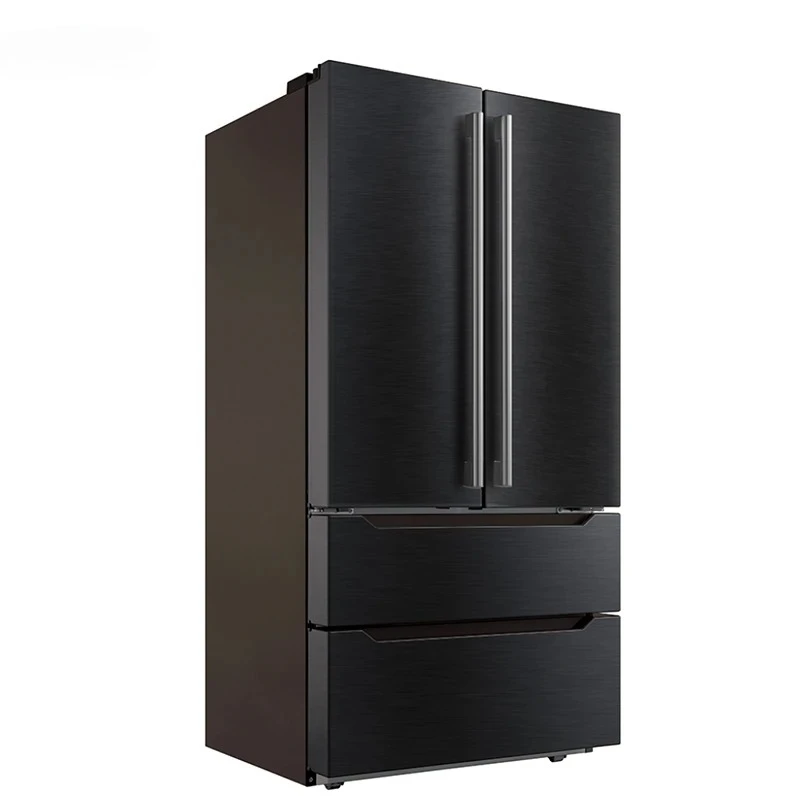 2025 22.5 مكعب. قدم. ثلاجة بباب فرنسي - نمط مدمج بعمق مضاد مع نظام تبريد مزدوج وإضاءة LED