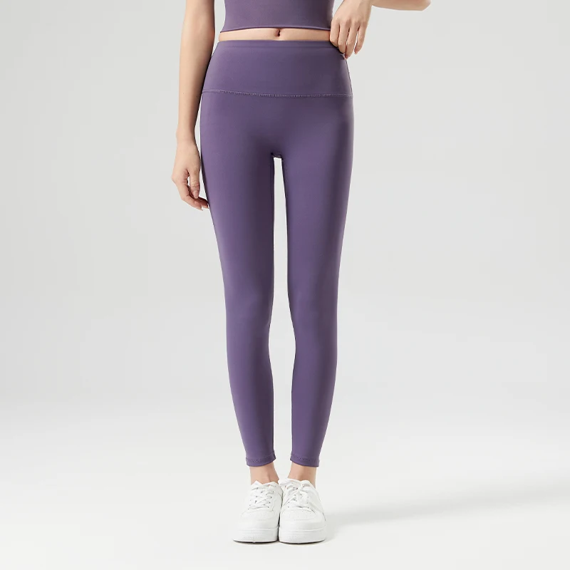 New Tight Fitting High Waisted And Hip Lifting Elastic Quick Drying Sports Pants Women'S Casual Fashion Running Fitness Trousers