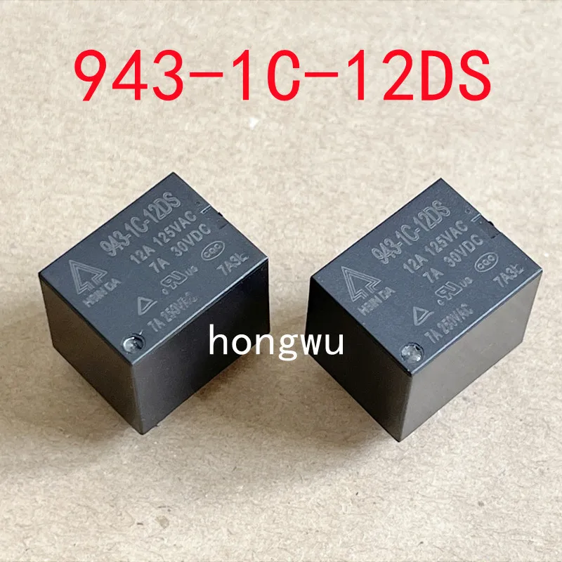 

100% Original New 1PCS/ 943-1C-12DS DC12V relay 12A 5pins