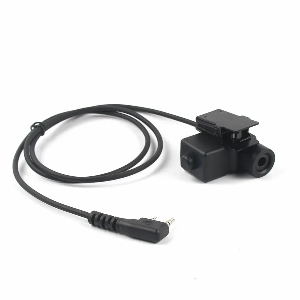 Walkie-Talkie-Radio, taktischer Headset-Adapter U94 PTT für Baofeng Kenwood HYT TYT Baofeng UV 82 UV5R UV5RE UV5RA UV6R BF888S