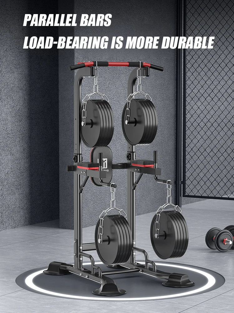 Pull up Bar Power Tower Workout  Dip Station Gym Equipment