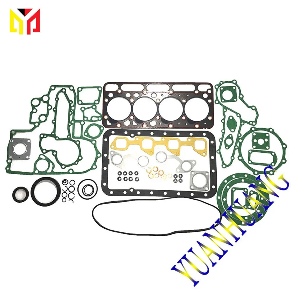 V2203 V2203E Overhaul Rebuild Kit Full Gasket Set Valves for Kubota Engine Excavator Forklift Tractor