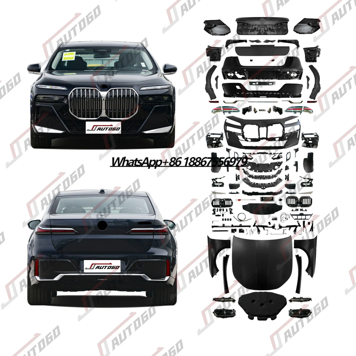 2025 New Design Body Kit for 7 G12 2016 2017 2018 2019 2020 2021 2022 Upgrade to 2023 2024 2025 M-Tech Style