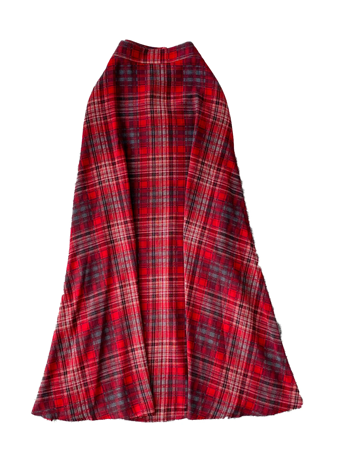 Red Plaid High Wais… - image