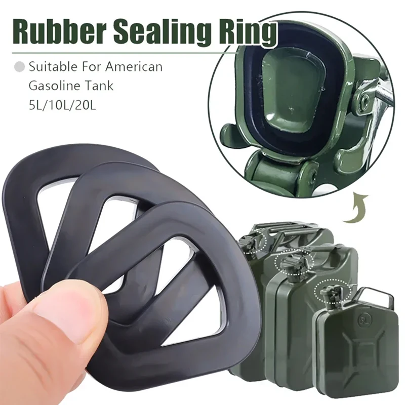 Rubber Fuel Can Sealing Gaskets ,Oil Resistant Replacement Seals For 5-20L Jerry Cans,Car Spare Fuel Tanks & Gasoline Containers