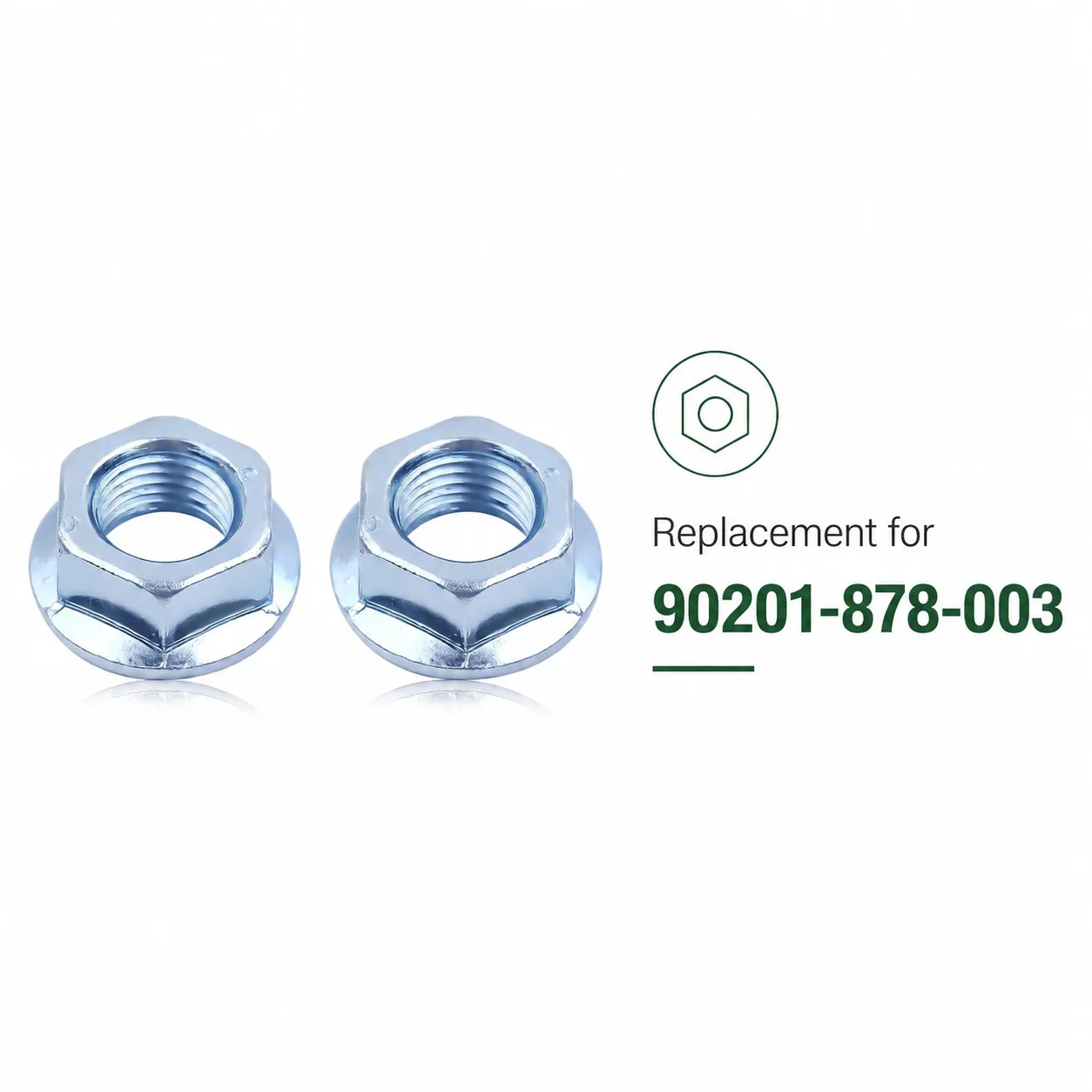 Flywheel Nut Kit For Honda GX140 GX160 GX200 5.5HP 6.5HP Engine Motor Parts, Replaces OEM 90201-878-003, 14mm Replacement Nuts