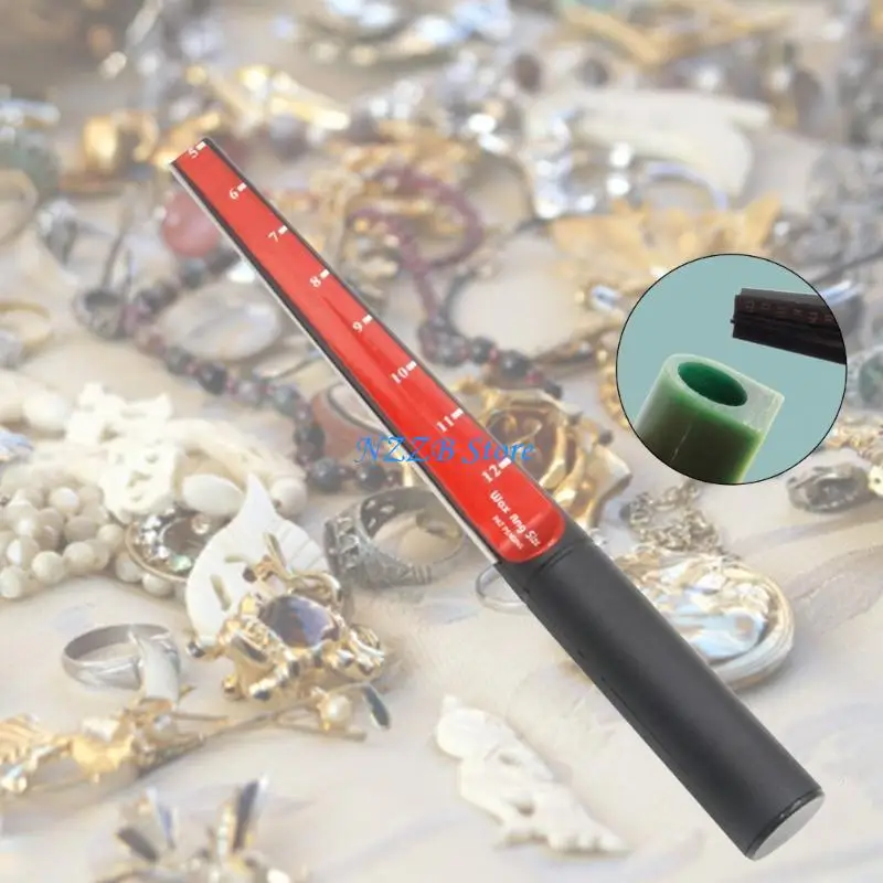 

T21F Ring Size Measuring and Wax Cutting Instrument for Jewelry Rings Sizer Mandrel for Jewelry Designers and Enthusiasts