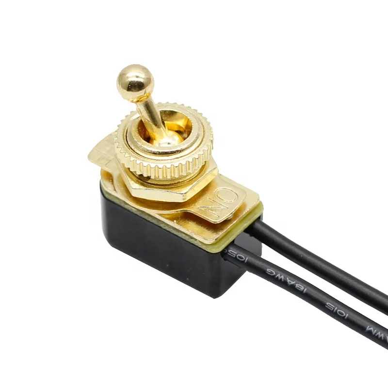 

12mm 6A 125V 2Pin ON OFF 2Way SPST Toggle Switch Wiring