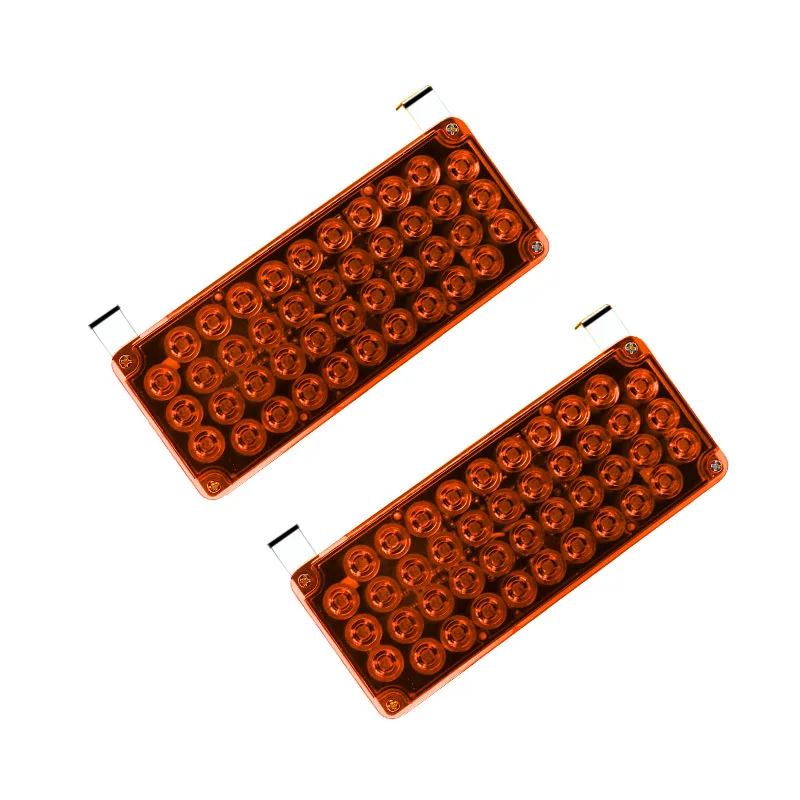 Trailer yellow flashing rectangular light led rear signal light