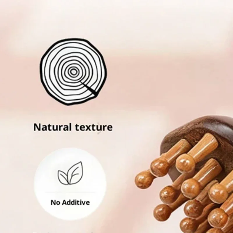 

1 шт. портативная массажная щетка из сандалового дерева Гуа Ша, массажер для головы, шеи, живота, ног, тела, меридиан, деревянные терапевтические массажные инструменты