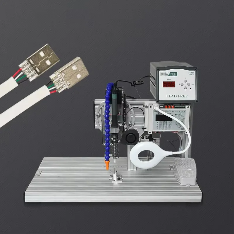 200W Intelligent Semi-automatic Soldering Machine BORX-003 USB Switch Foot Operated Spot Welding Machine view 3