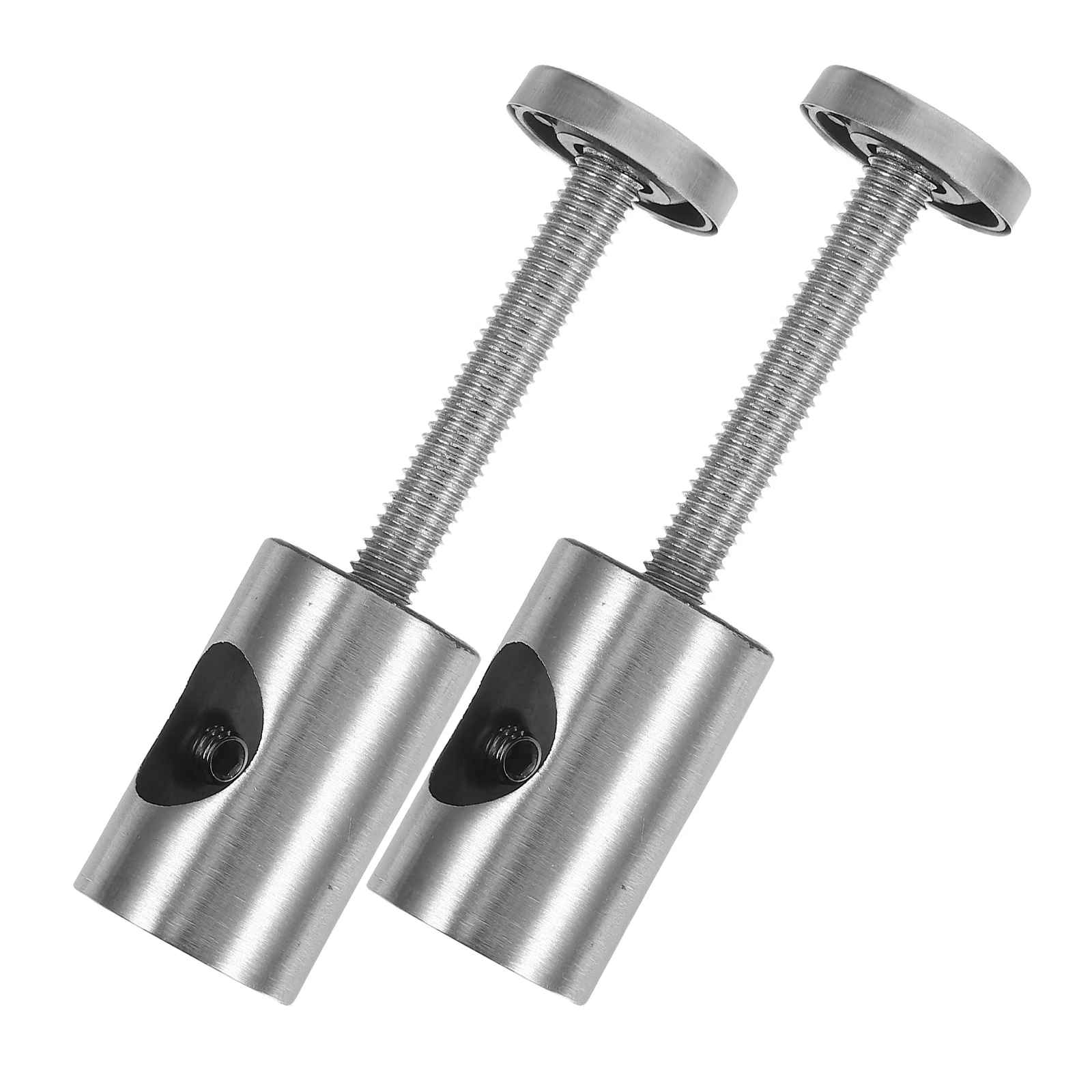 

2 Pcs Stainless Steel Handrail Column Accessories Round Connectors for Balconies Stairs Cable Railing System Guardrail