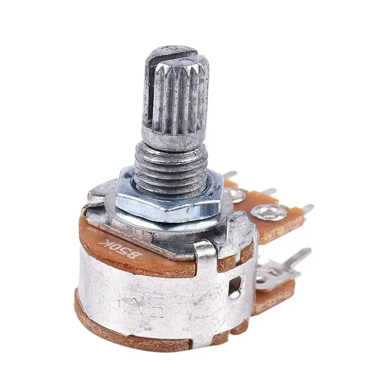 B29C-4 Pcs B50K 50K Ohm 6 Terminals Dual Linear Rotary Taper Potentiometers
