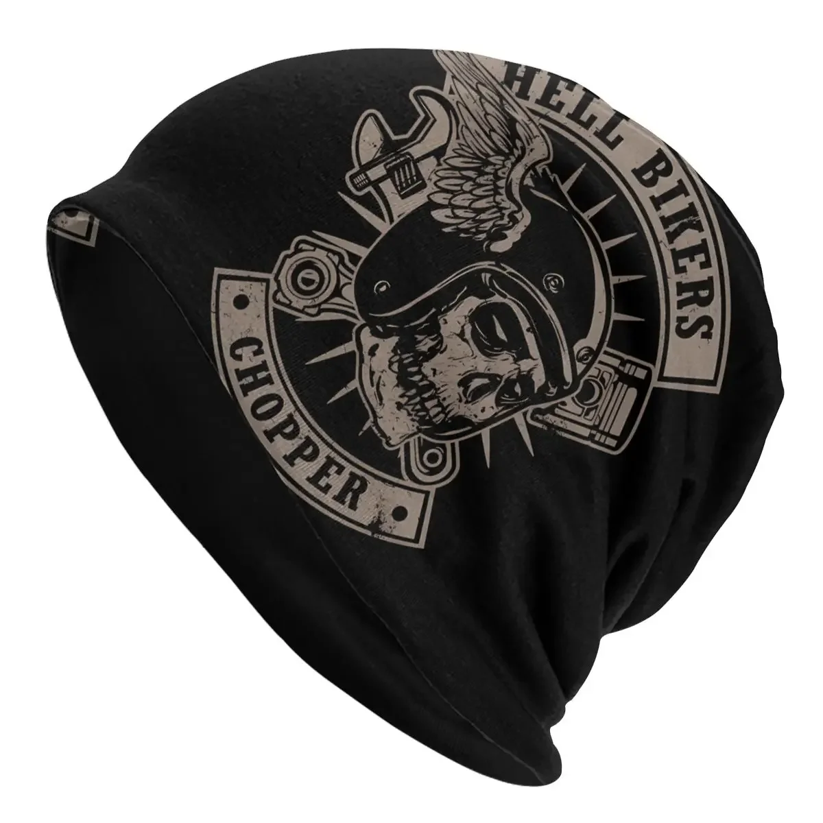 Vintage Motocycle Skull Thin Skullies Beanies Outdoor Caps For Men Women Ski Caps Bonnet Hats