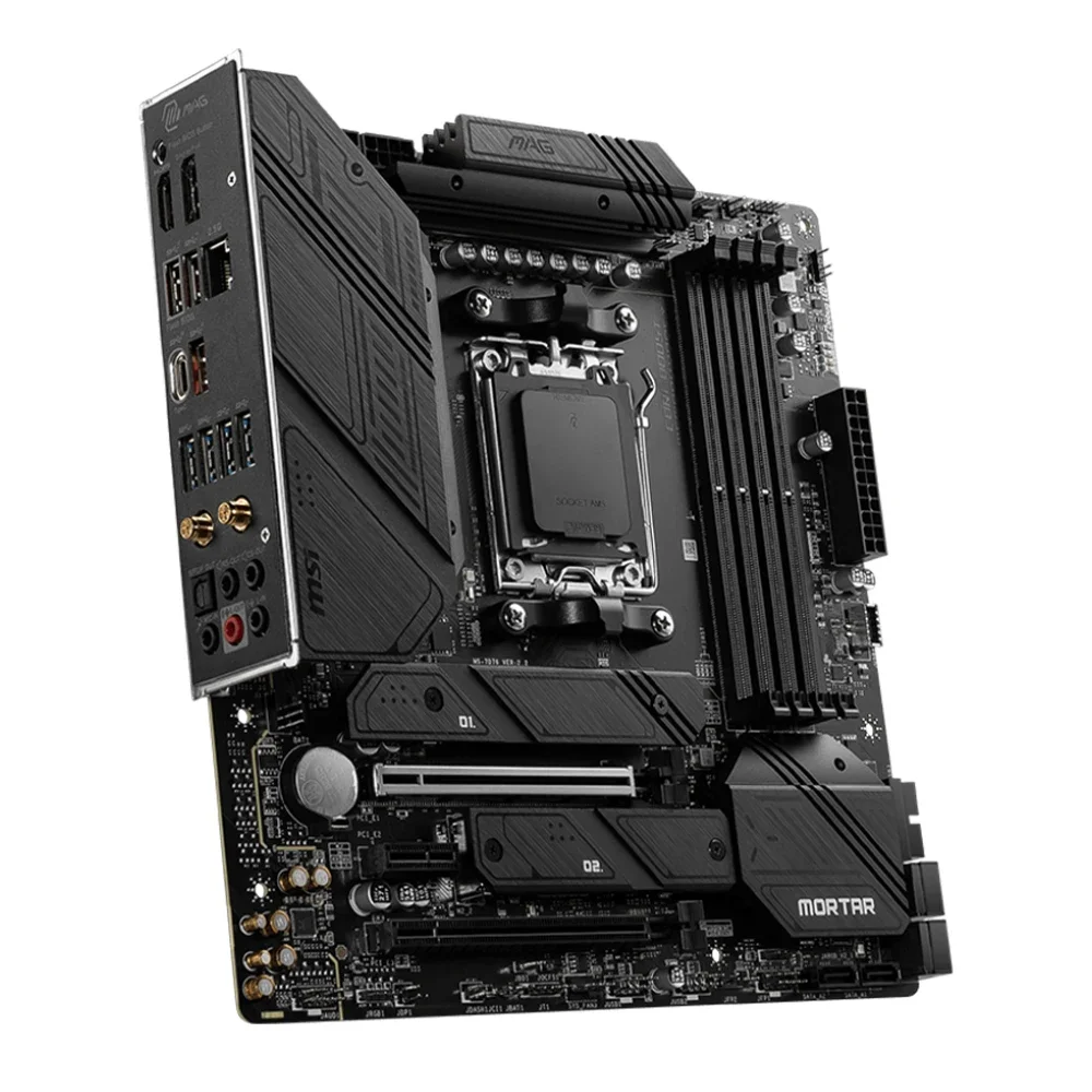 Msi Mainboard MAG B650M MORTAR WIFI DDR5 Motherboard Supports CPU 7950X/7900X/7800X3D (AMD B650/AM5 Interface)