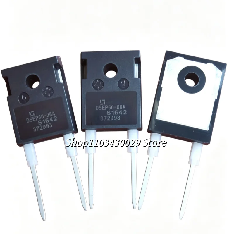 10Pcs Refurbished Original DSEP60-06A TO-247-2 60A 600V Schottky Fast Recovery Diode