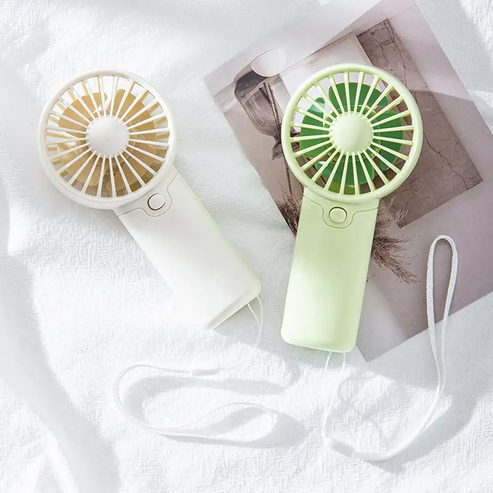 مروحة صغيرة محمولة باليد ، ضوضاء منخفضة ، مروحة كهربائية صغيرة ، مروحة يدوية خفيفة الوزن ، حجم الجيب ، هدية للطلاب ، مروحة خارجية ، لطيفة ،